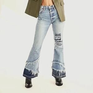 Free People Boho Flare Jeans Size 30 *see measurements*